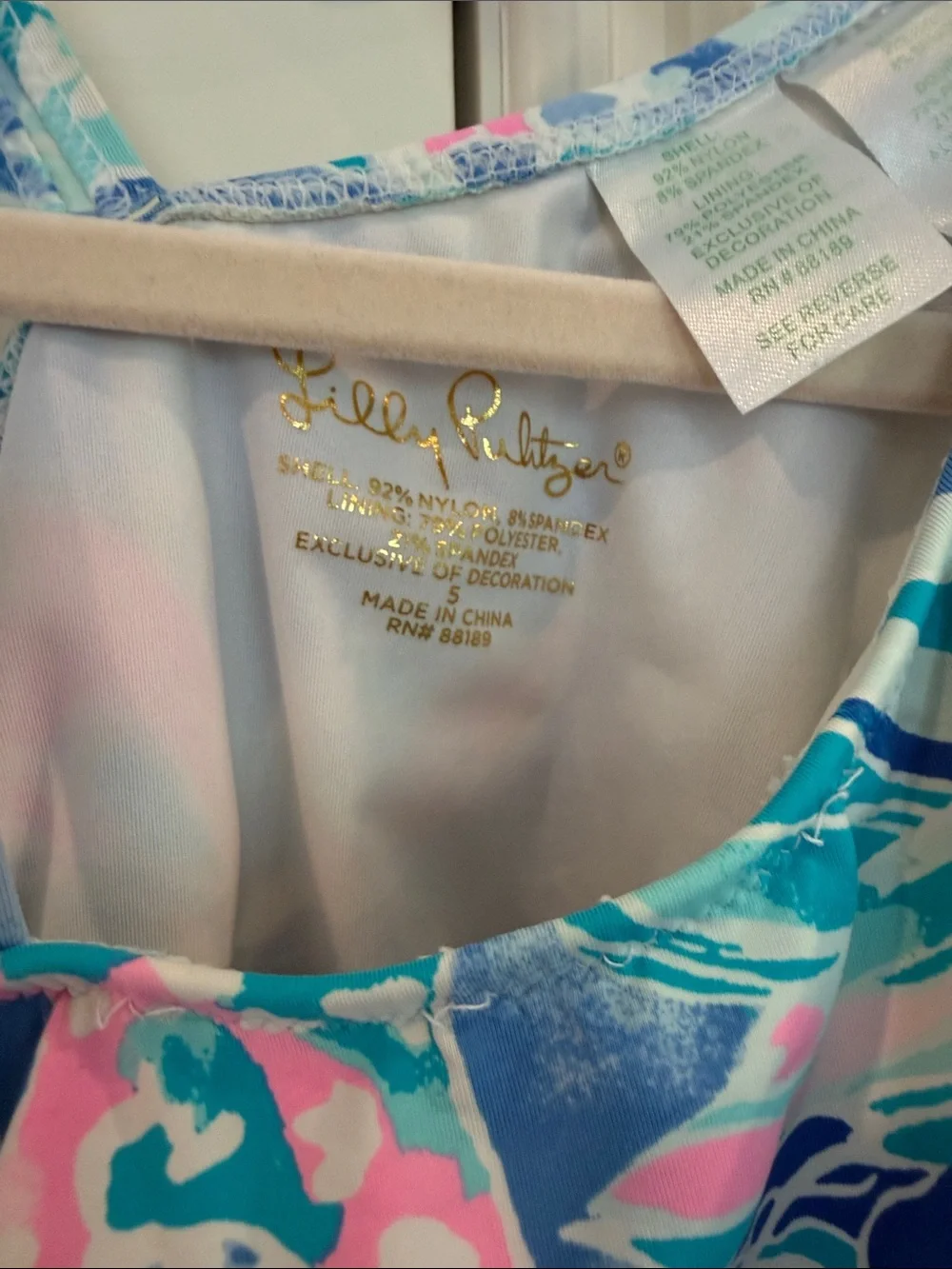 Lilly Pulitzer celestial seas girls swimsuit